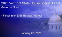 Vermont State House Special Event - Governor's Fiscal Year 2026 Budget Address 1/28/2025