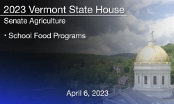 Vermont State House - School Food Programs 4/6/2023