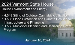 Vermont State House - H.549, H.586, and H.568 1/16/2024