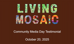 Community Producer Martha Holden Community Media Day Testimonial 10/20/2025