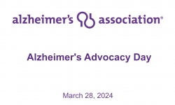 Alzheimer's Association - Vermont Chapter - Alzheimer's Advocacy Day 3/28/2024