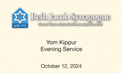 Beth Jacobs Synagogue - Yom Kippur - Evening Service 10/12/2024