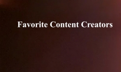 Celluloid Mirror - Favorite Content Creators