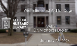 Kellogg Hubbard Library - Winter Pet Care for Dogs 1/28/2026