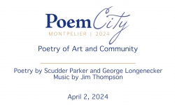 Poem City - TW Wood Gallery - Poetry of Art and Community 4/2/2024