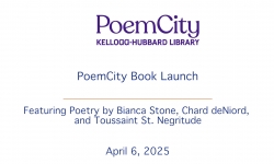 Poem City - Bear Pond Books - PoemCity Book Launch Featuring Bianca Stone, Chard deNiord and Toussaint St Negritude 4/6/2025