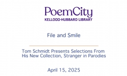 Poem City - Kellogg Hubbard Libary - File and Smile 4/15/2025