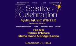 Randolph Events - Solstice Celebration - Fez Silk, Patrick O'Meara and Mathe Svahn & Bridget Labrie 12/21/2024