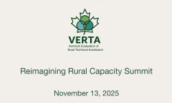 Vermont Evaluation of Rural Technical Assistance - Reimagining Rural Capacity Summit 11/13/2025