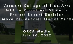 ORCA Media PSA - VCFA Student Protest July 26, 2022 