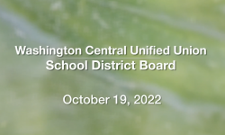 Washington Central Unified Union School District - October 19, 2022
