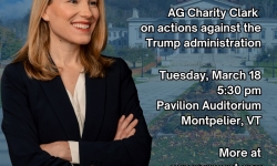 Town Hall with Attorney General Charity Clark LIVE 3/18/2025 at 5:30PM