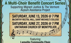 Vermont's Freedom & Unity Chorus - Voices for Immigrant Justice LIVE 6/27/2026 at 7:00PM