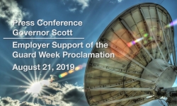 Press Conference - Employer Support of the Guard Week Proclamation 8/21/19
