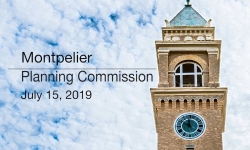 Montpelier Planning Commission - July 15, 2019