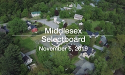 Middlesex Selectboard - November 5, 2019
