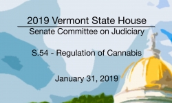 Vermont State House - S.54 - Regulation of Cannabis 1/31/19