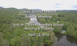 Calais School District - Special Meeting