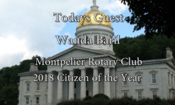 Bill Doyle on Vermont Issues - Wanda Baril: Rotary Club's 2018 Citizen of the Year