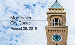 Montpelier City Council - August 28, 2019