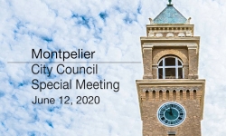 Montpelier City Council - Special Meeting June 12, 2020