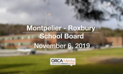 Montpelier - Roxbury School Board - November 6, 2019