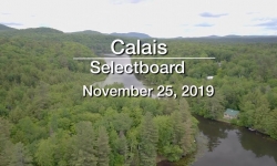 Calais Selectboard - November 25, 2019
