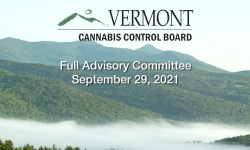 Cannabis Control Board - Advisory Committee September 29, 2021