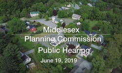 Middlesex Planning Commission - Public Hearing 6/19/19