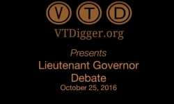 VT Digger Presents Lieutenant Governor Debate - October 25, 2016