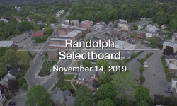 Randolph Selectboard - November 14, 2019