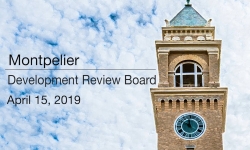 Montpelier Development Review Board - April 15, 2019