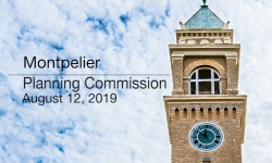 Montpelier Planning Commission - August 12, 2019