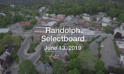 Randolph Selectboard - June 13, 2019