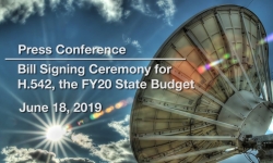 Press Conference - Bill Signing Ceremony for H.542, the FY20 Budget 6/18/19