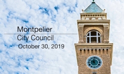 Montpelier City Council - October 30, 2019