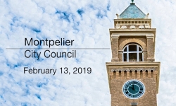 Montpelier City Council - February 13, 2019