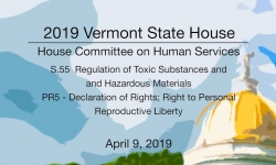 Vermont State House - S.55, PR5 4/9/19