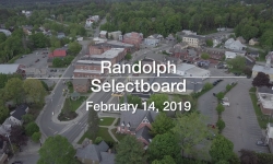 Randolph Selectboard - February 14, 2019