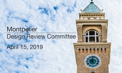 Montpelier Design Review Committee - April 15, 2019