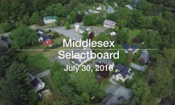 Middlesex Selectboard - July 30, 2019