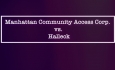 Manhattan Community Access Corp vs Halleck