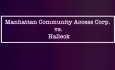 Manhattan Community Access Corp vs Halleck