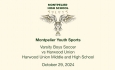 Montpelier Youth Sports - Varsity Boys Soccer vs Harwood Union 10/29/2024