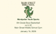 Montpelier Youth Sports - 8th Grade Boys Basketball 1/15/2025