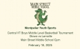 Montpelier Youth Sports - Central Vermont Boys Middle Level Basketball Tournament: Stowe vs Lamoille 2/18/2025