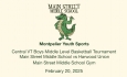 Montpelier Youth Sports - Central Vermont Boys Middle Level Basketball Tournament: MSMS vs Harwood 2/20/2025