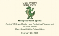 Montpelier Youth Sports - Central Vermont Boys Middle Level Basketball Tournament: U-32 vs Stowe 2/20/2025