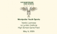 Montpelier Youth Sports - V Lacrosse vs. Lyndon Institute 5/5/2025