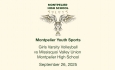 Montpelier Youth Sports - Varsity Girls Volleyball vs Missisquoi Valley Union 9/26/2025